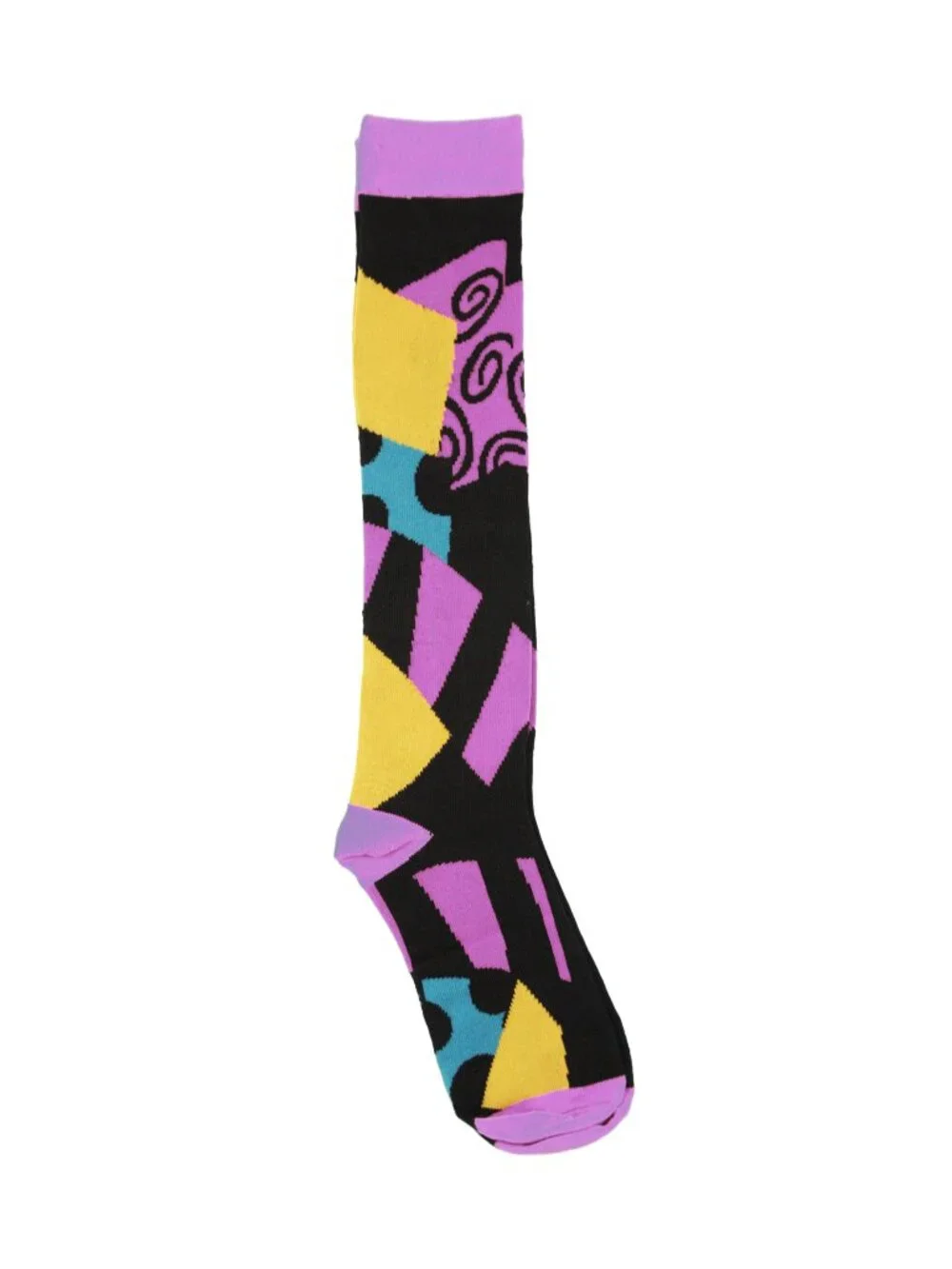 Nightmare Before Christmas Sally Knee High Socks - Playful Patchwork Halloween